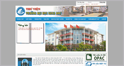 Desktop Screenshot of lib.tnus.edu.vn