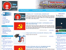 Tablet Screenshot of lichsu.tnus.edu.vn